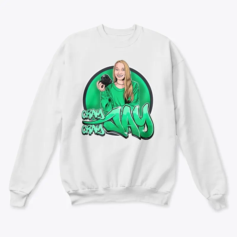 CrayCrayJay Graffiti Crewneck 